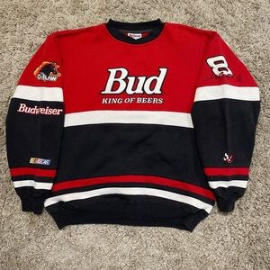 Vintage 90’s Bid king of Beers NASCAR crewneck